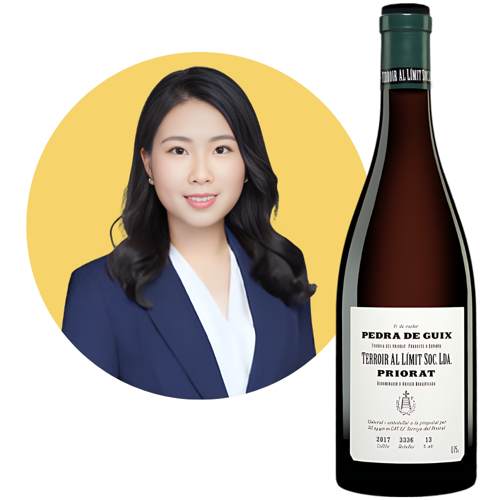 Jessie Wu, Client Account Manager - Cult Wines - Terroir Al Limit Soc. Lda. Pedra de Guix 2017
